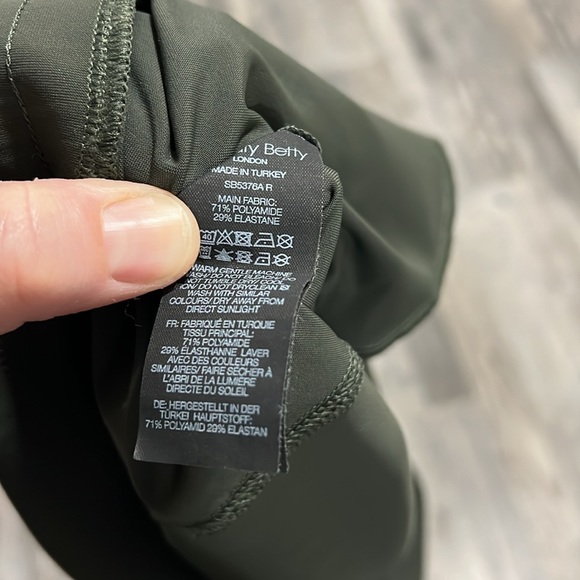 Sweaty Betty Olive Green Tapered Joggers XXL - Picture 9 of 9